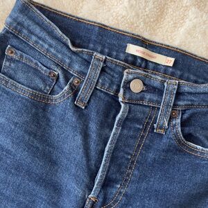 Levi’s Wedgie Dark Blue Jeans